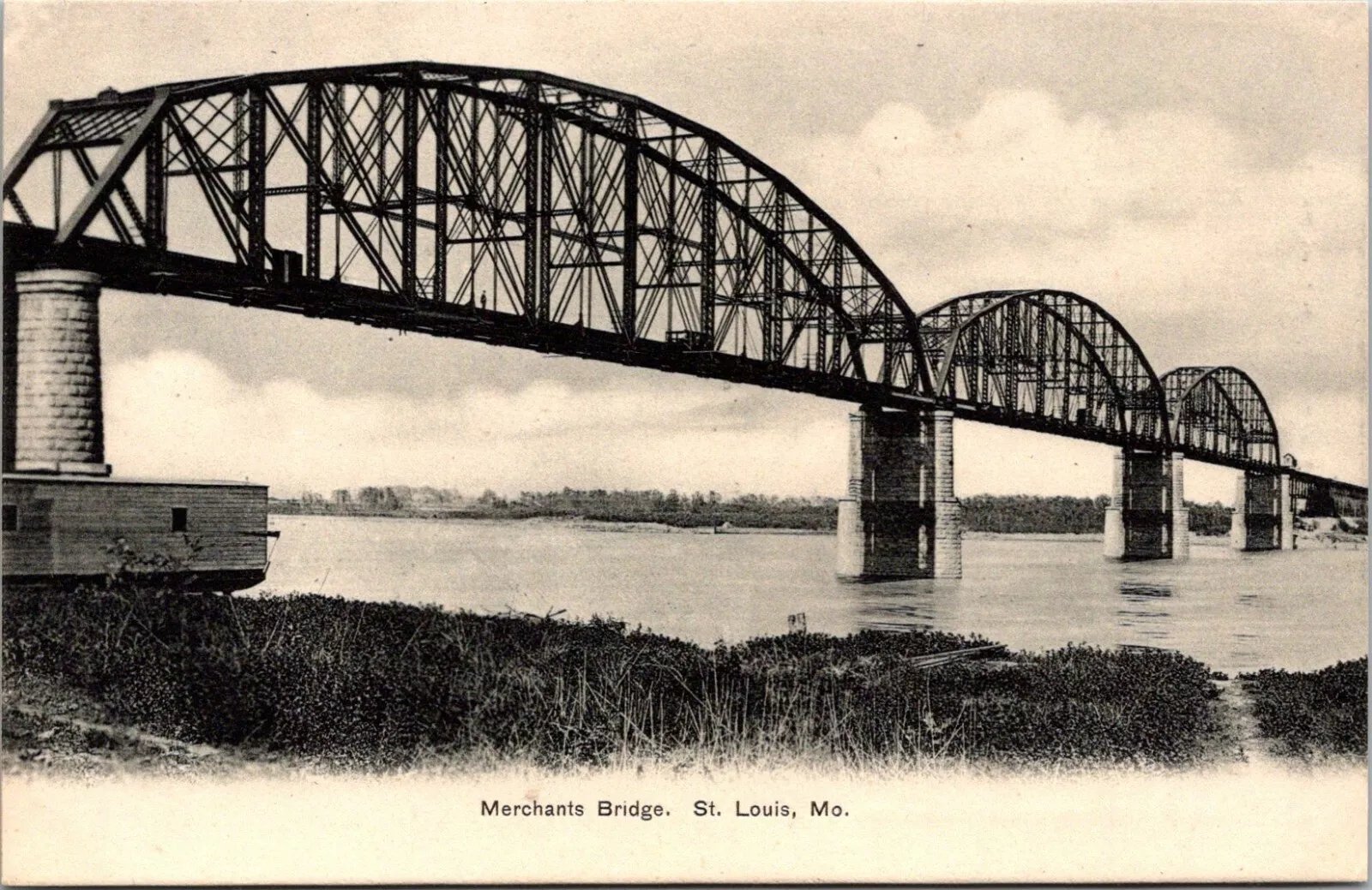 Postcard of bridge